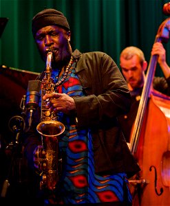 Nduduzo Makhathini Quartet 28 october 2021 BIM Amsterdam - Tony Kofi photo