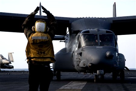 CV-22B DLQ with CVN 77