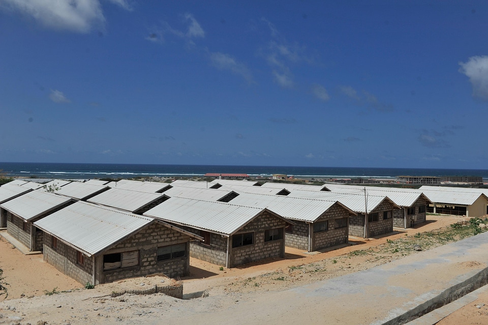 Water seashore building