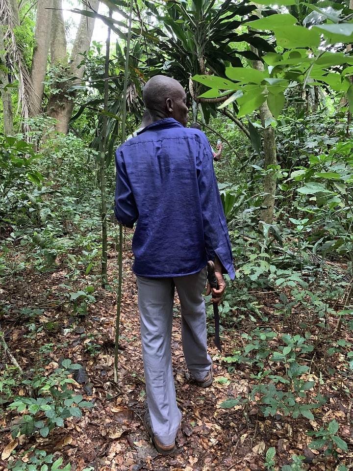 Man people footpath