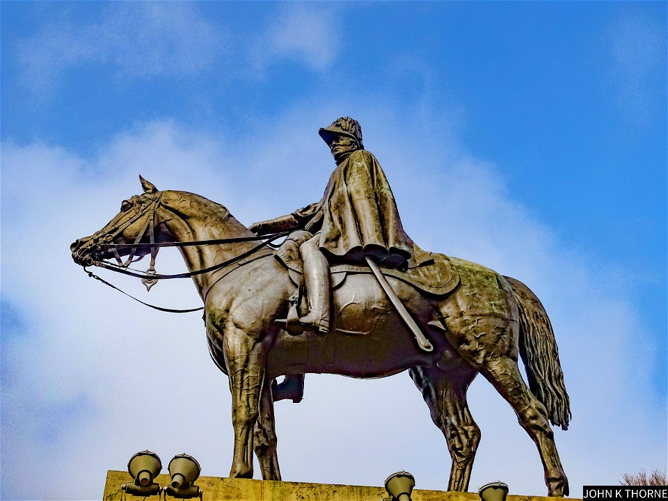 The Duke of Wellington statue Aldershot