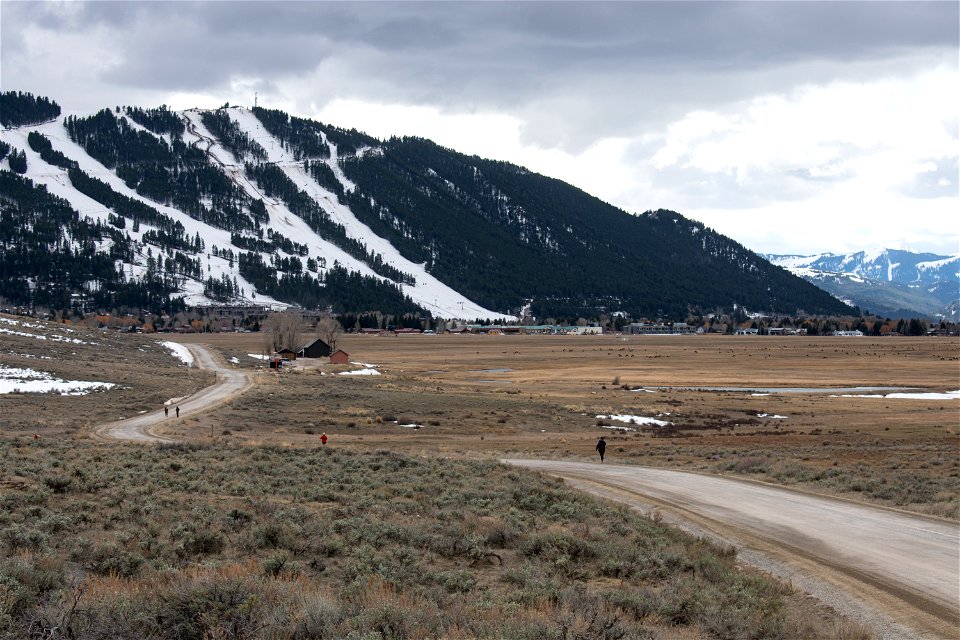 Refuge Road on the National Elk Refuge
