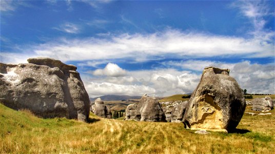 A limestone landscape. photo