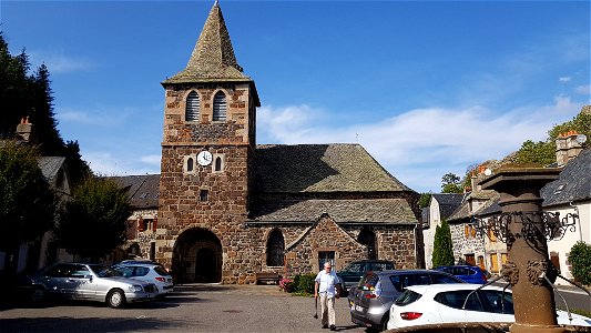 Eglise d'Apchon. Cantal.