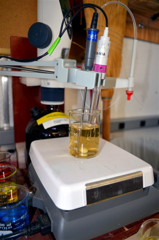 pH water sample