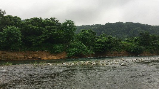 Tama River in Akishima-shi