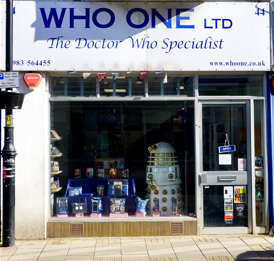 The Doctor Who Store Ryde Isle of Wight