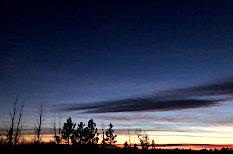 Streaky Night Skies