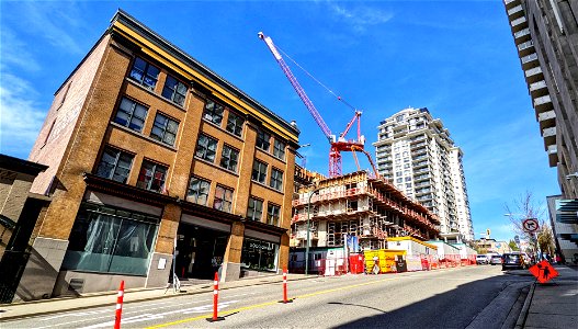 Construction at Sixth and Carnarvon photo