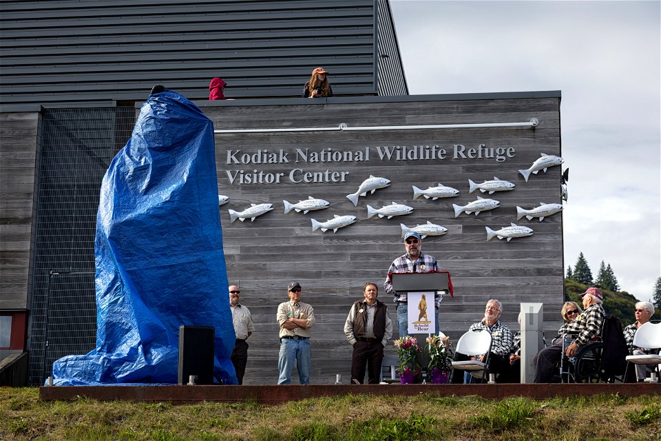 Kodiak Bear Sculpture Ceremony