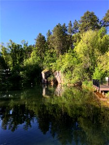 Pond 2 and Walking Trails at D.C. Booth Historic National Fish Hatchery