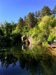 Pond 2 and Walking Trails at D.C. Booth Historic National Fish Hatchery photo