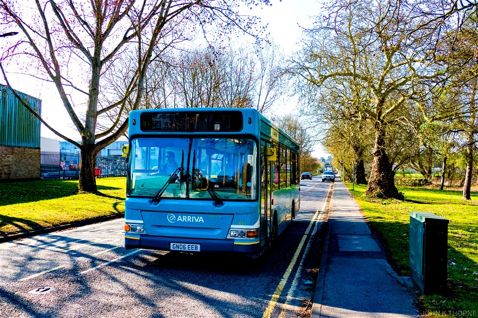 GN06EEB Omnibus Aylesford Kent Route 155