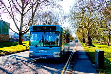 GN06EEB Omnibus Aylesford Kent Route 155 photo