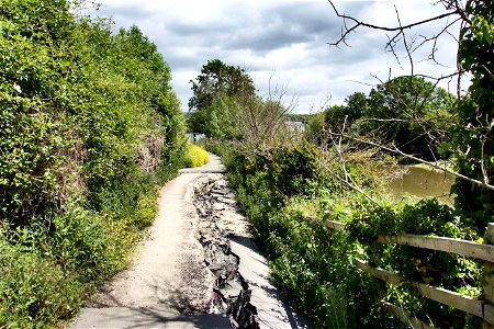 Collapsed Footpath River Medway