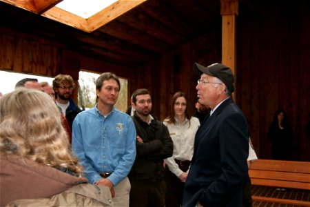 Interior Secretary Salazar in Indiana photo