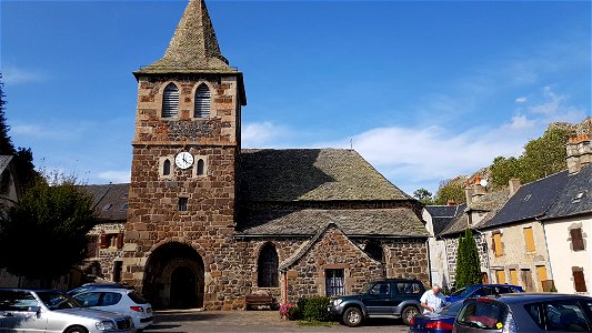 Eglise d'Apchon. Cantal.