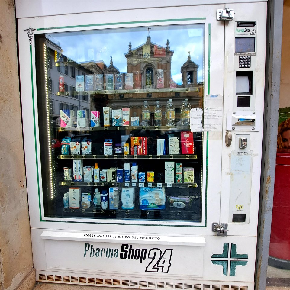 Pharmacy Vending Machine Rome Italy