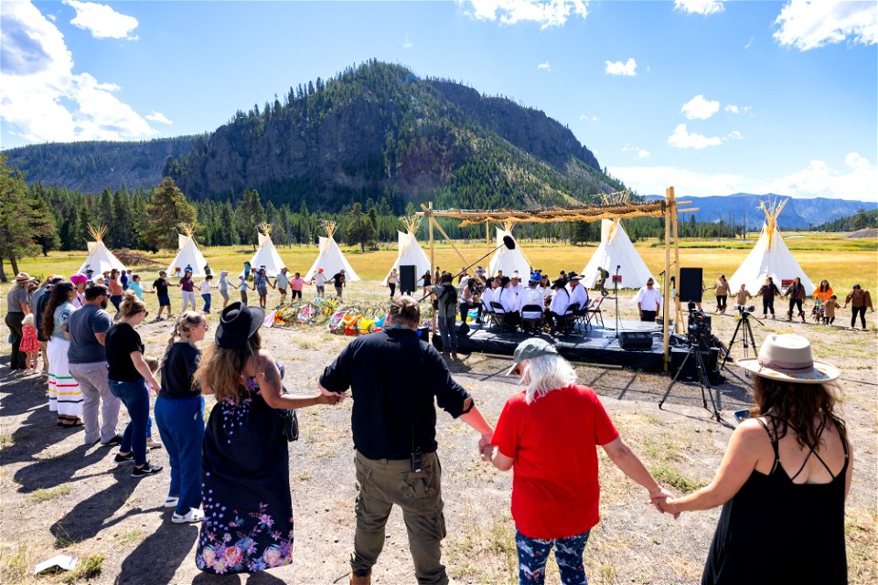 Yellowstone Revealed: Patti Baldes' ReMatriate performance at Teepee Village (8)