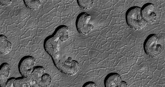 South Polar Residual Ice Cap Erosion