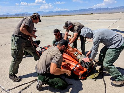 Boise Helitack Crewmembers Package Initial Attack Bucket photo