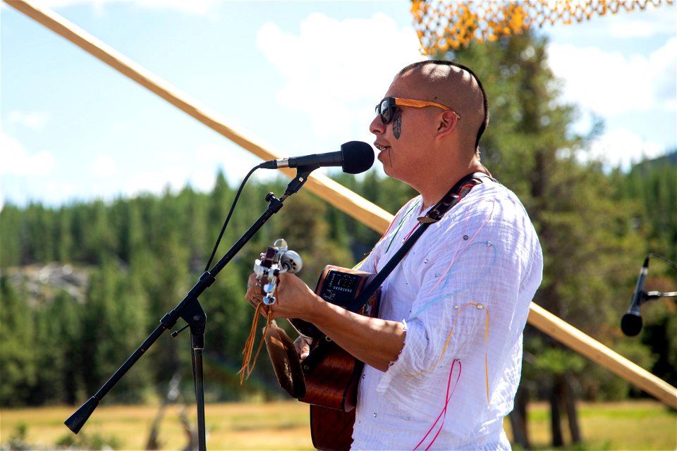 Yellowstone Revealed: Patti Baldes' ReMatriate performance at All Nations Teepee Village