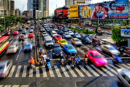 Rush hour Bangkok. photo
