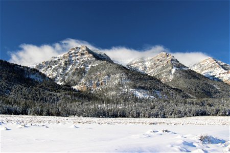Mountain Snowscape III photo