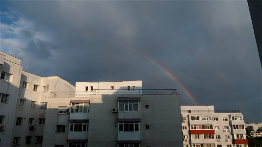rainbow in abrud str (9) photo