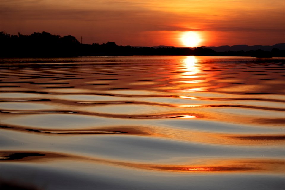 Ord River at sunset