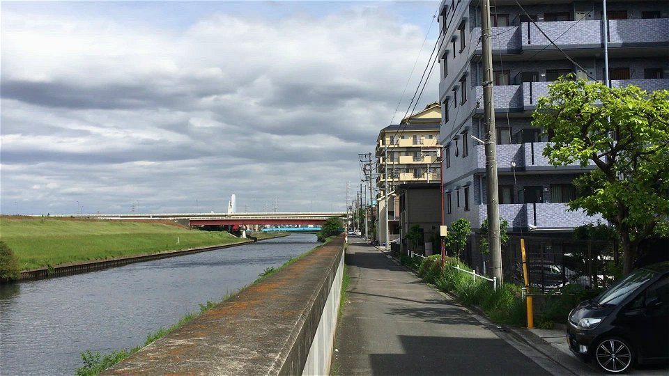Shingashi River in Itabashi-ku