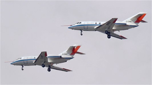 Dassault Falcon 20E-5 D-CMET DLR Flugbetriebe Roundtrip Oberpfaffenhofen (4000 ft.)