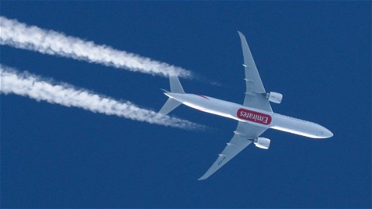 Boeing 777-31H(ER) A6-EQP Emirates - Dubai to Brussels (36000 ft.)