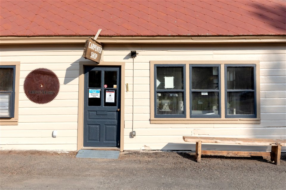 Fort Yellowstone Improvement Project: carpenter shop after painting