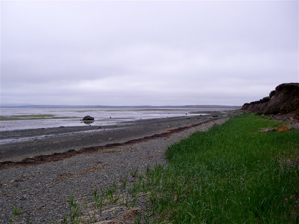 Beach in Kinzarof Lagoon
