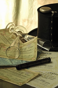 Arrangement cylinder still life