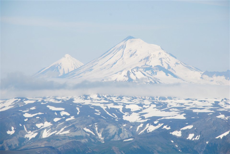 Pavlof Sister&Pavlof Volcanoes