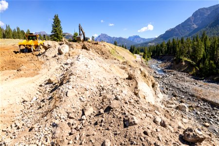 Northeast Entrance Road Improvements near Trout Lake Trailhead: August 23, 2022