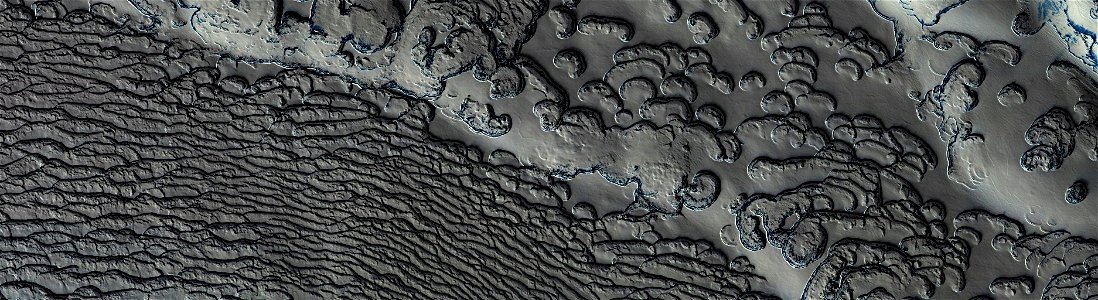 Mars - South Polar Residual Cap photo