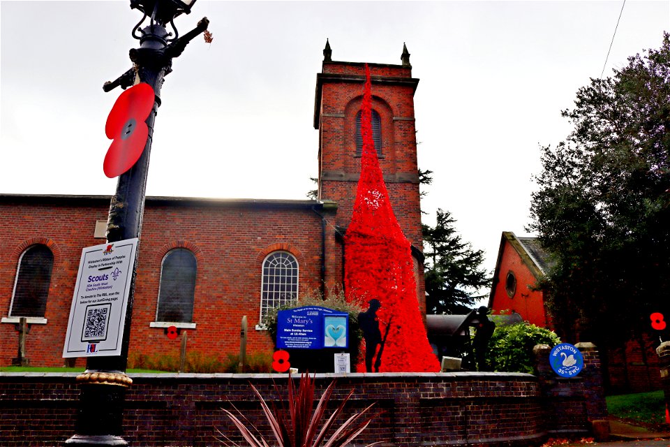 Wistaston's Ribbon of Poppies_04 photo