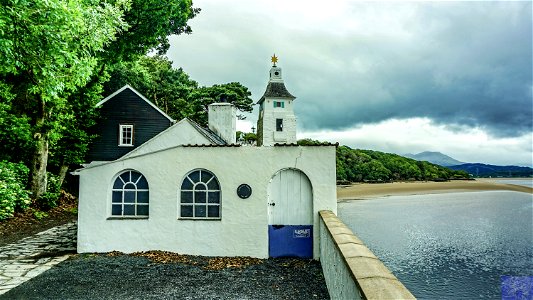 White Horses Portmeirion. Patrick McGoohan stayed here in 1966/7 whilst filming The Prisoner