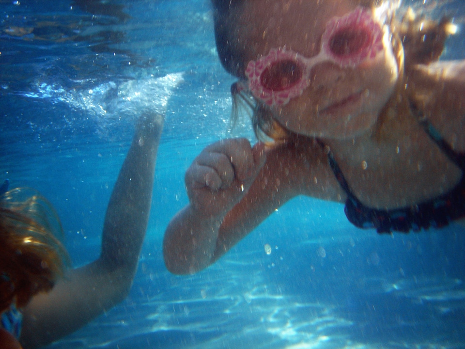 Swimming diving water