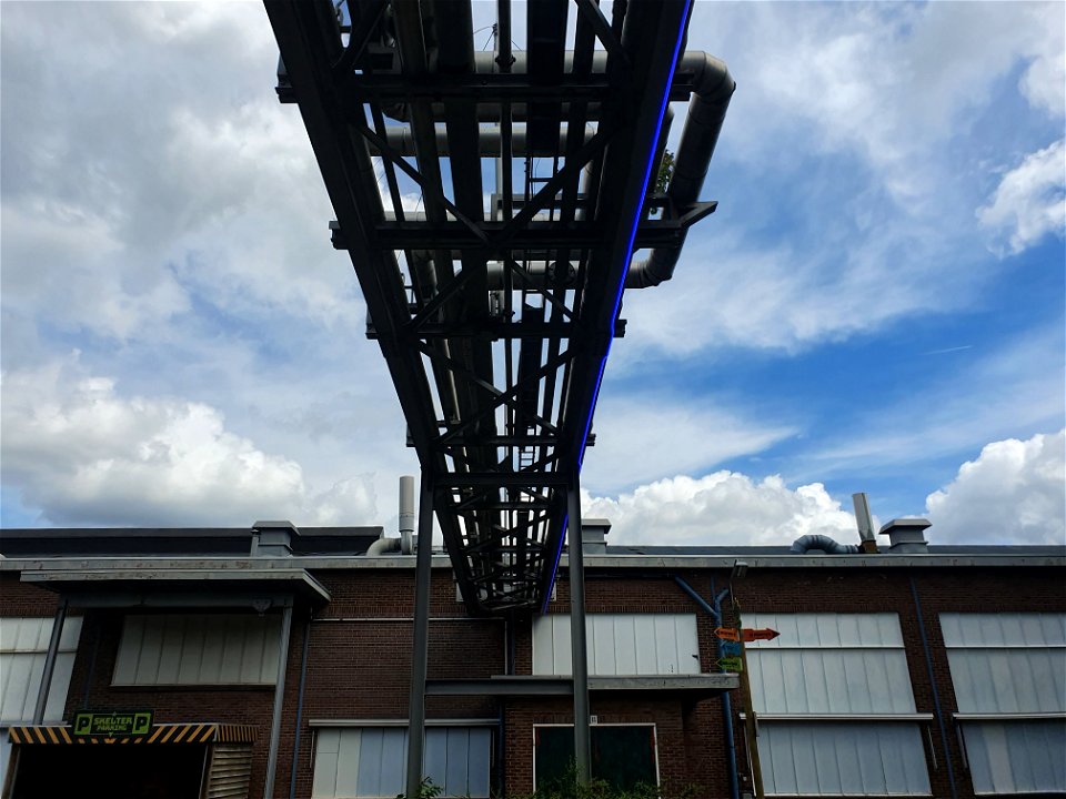 Voormalig Philipsterrein Maasniel, blauw houvast