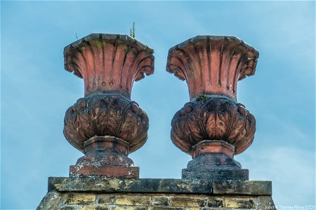 Preston Hall Royal British Legion Village Aylesford. Ornamental planters photo