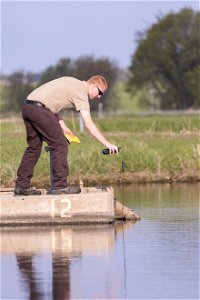 Testing Pond Water Quality photo