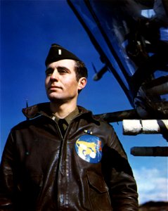 C-882 - Lt. Frederick Moore Jr. of Charlotte, N.C., who was awarded the Air Medal. Aleutians. photo
