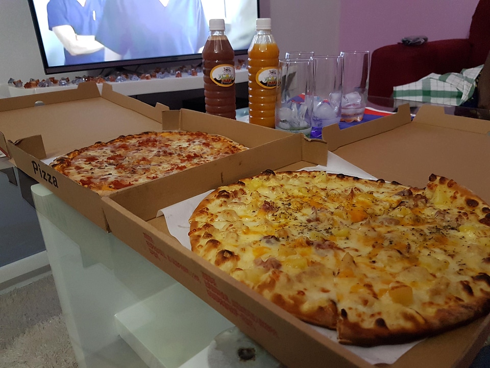 Pizza fast food taste