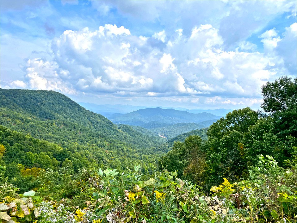Day 275 - Mountain Views.  Nantahala National Forest near Frankin, NC.