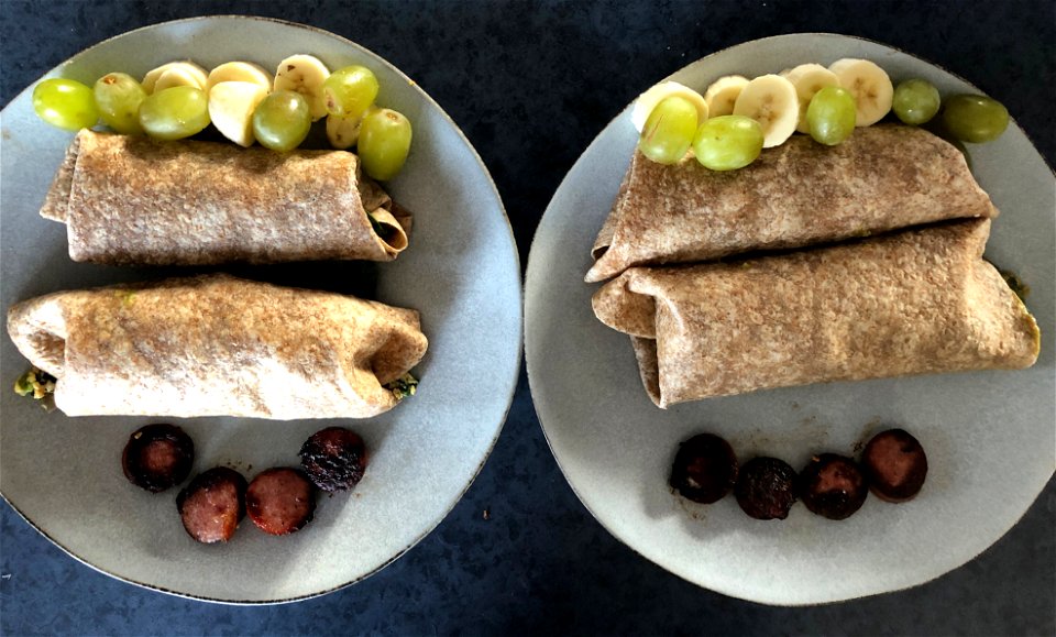 Double Breakfast Burrito Faces