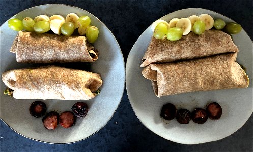 Double Breakfast Burrito Faces